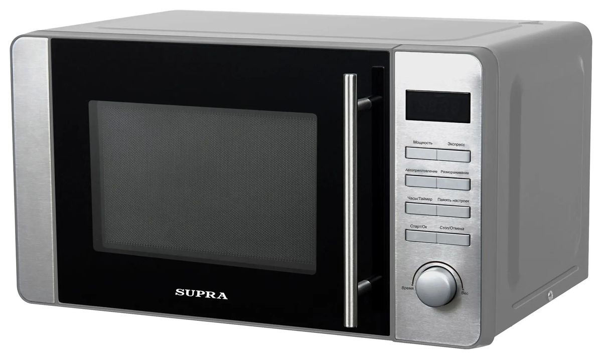 Микроволновая печь SUPRA 20TS55, 700Вт, 20л, серебристый