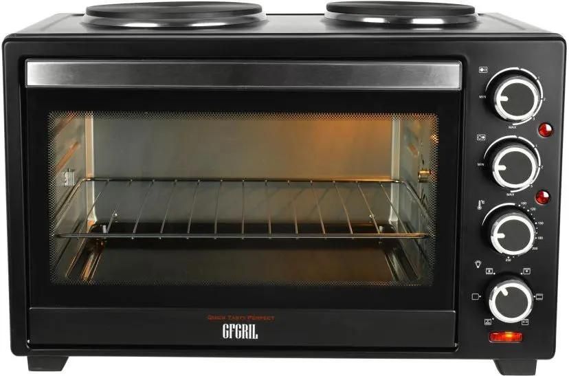 Мини-печь GFGRIL GFO-40 HOT PLATES,  черный