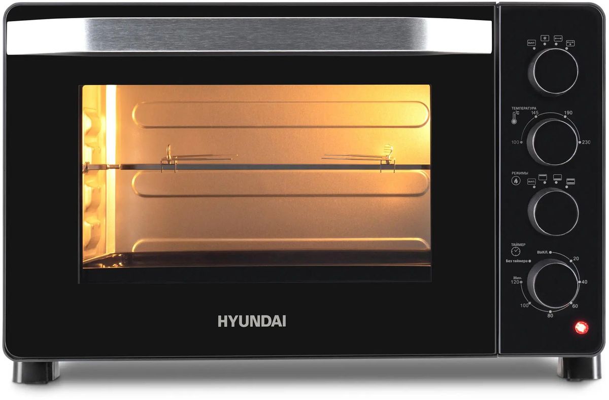 Мини-печь Hyundai MIO-HY081,  серебристый