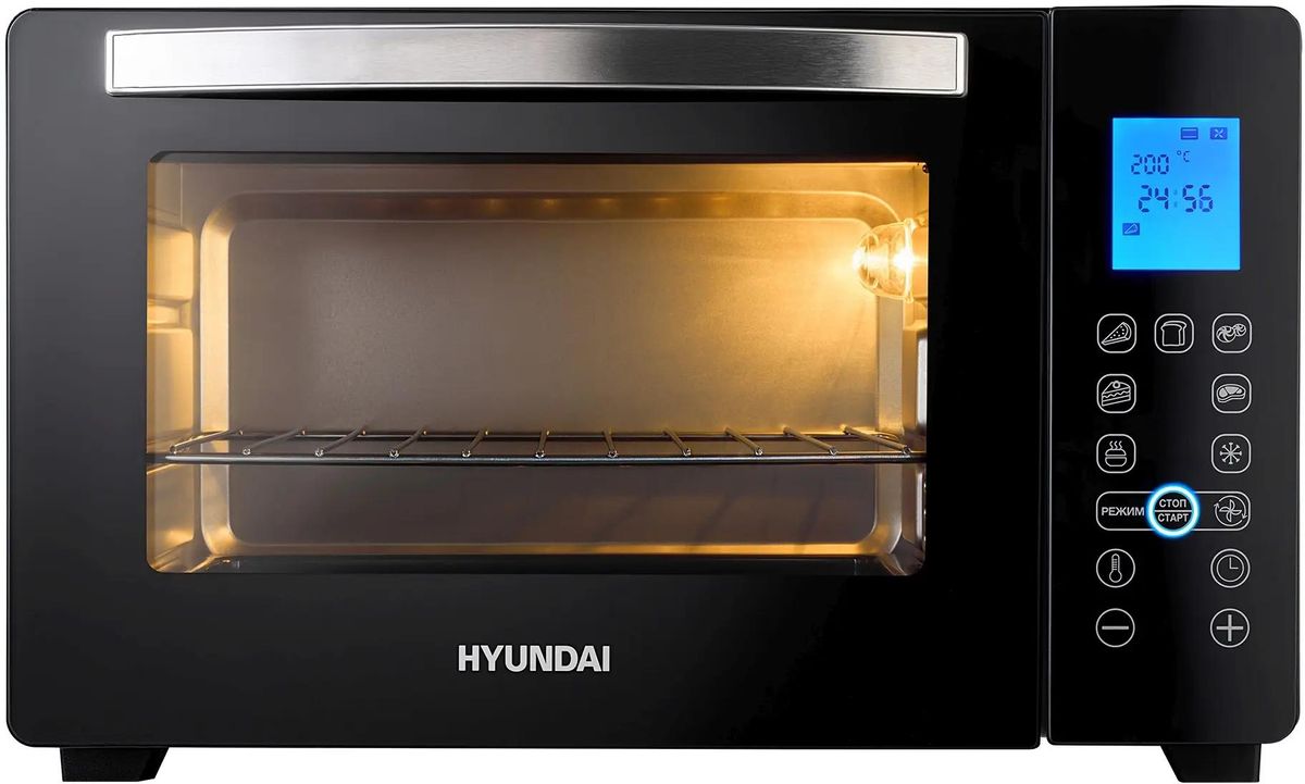 Мини-печь Hyundai MIO-HY096,  черный