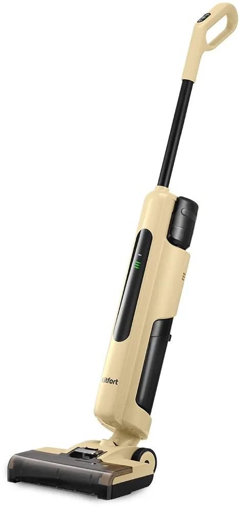 Моющий пылесос KitFort КТ-5214, 180Вт, бежевый/черный