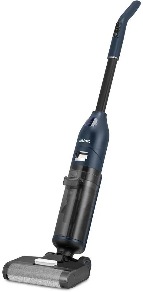 Моющий пылесос KitFort КТ-5248, 120Вт, синий/черный
