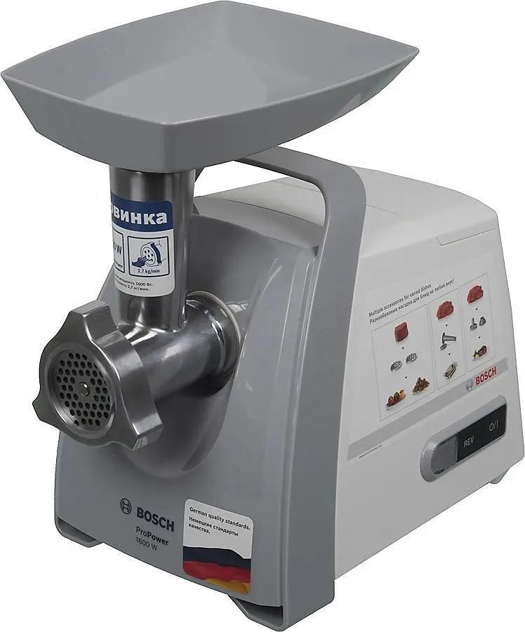 Мясорубка Bosch ProPower MFW45020,  белый / серый