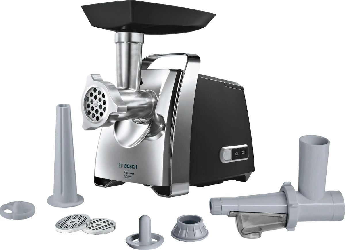 Мясорубка Bosch ProPower MFW67450,  черный / серебристый