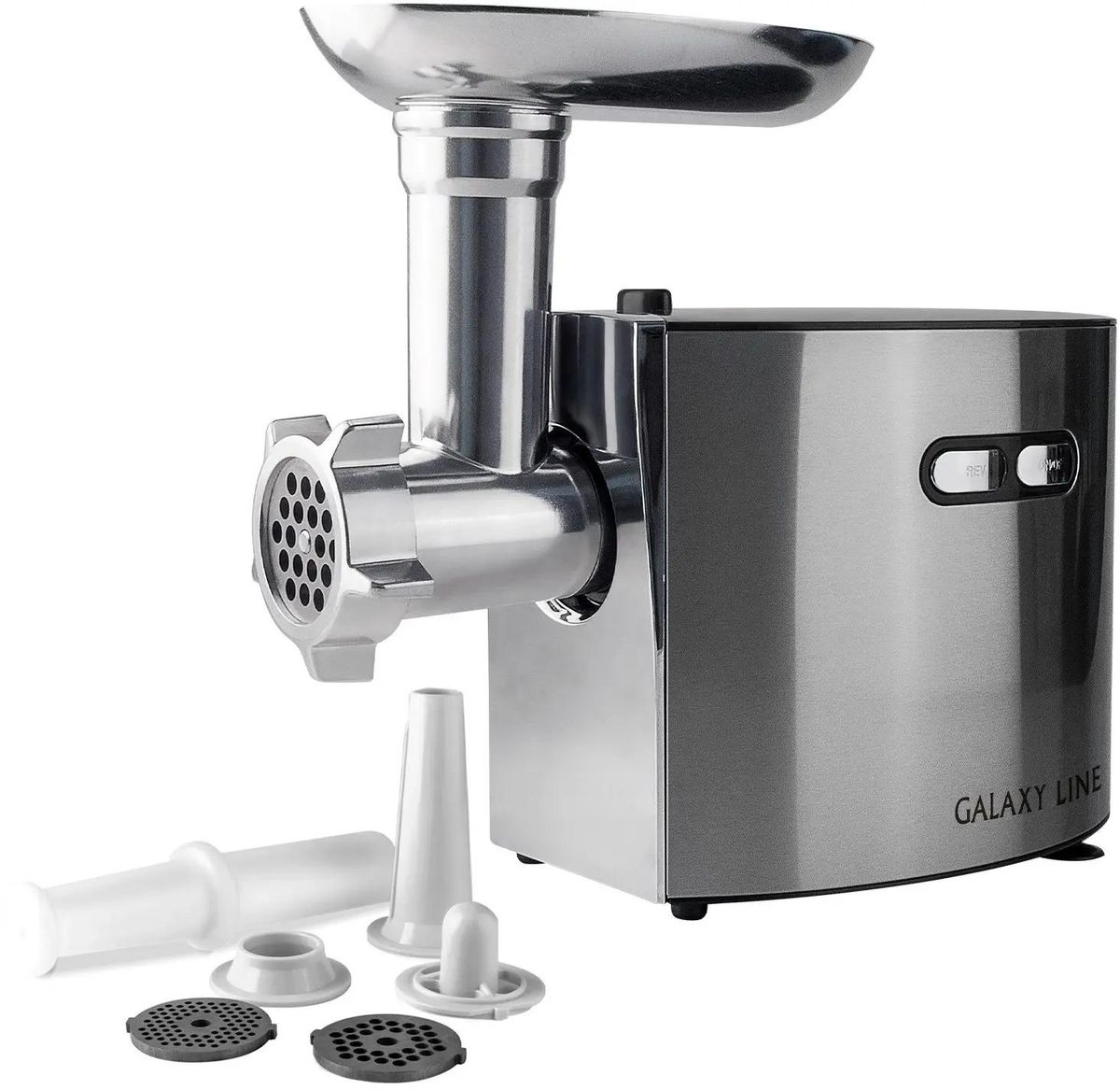 Мясорубка GALAXY LINE GL 2400,  нержавеющая сталь
