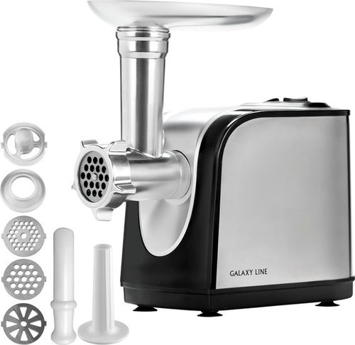 Мясорубка GALAXY LINE GL 2416,  черный / серебристый