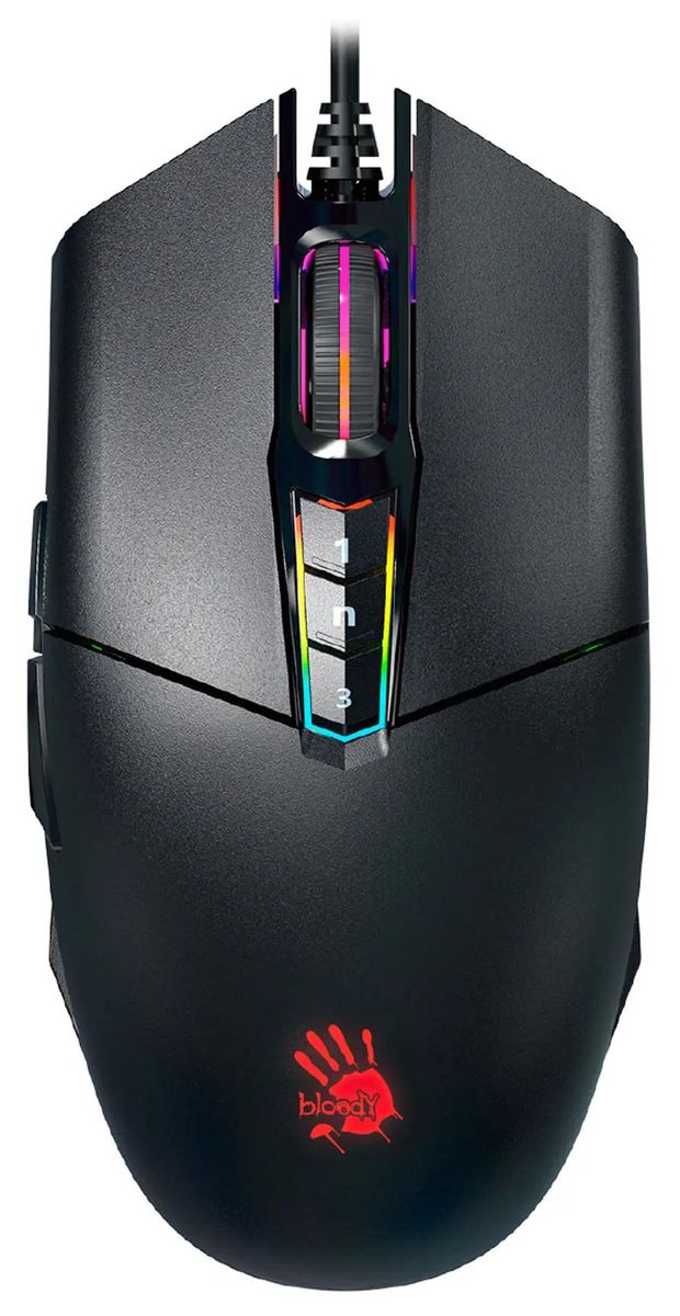 Мышь проводная A4TECH Bloody P91 Pro, игровая, оптическая, USB, 16000dpi, черный