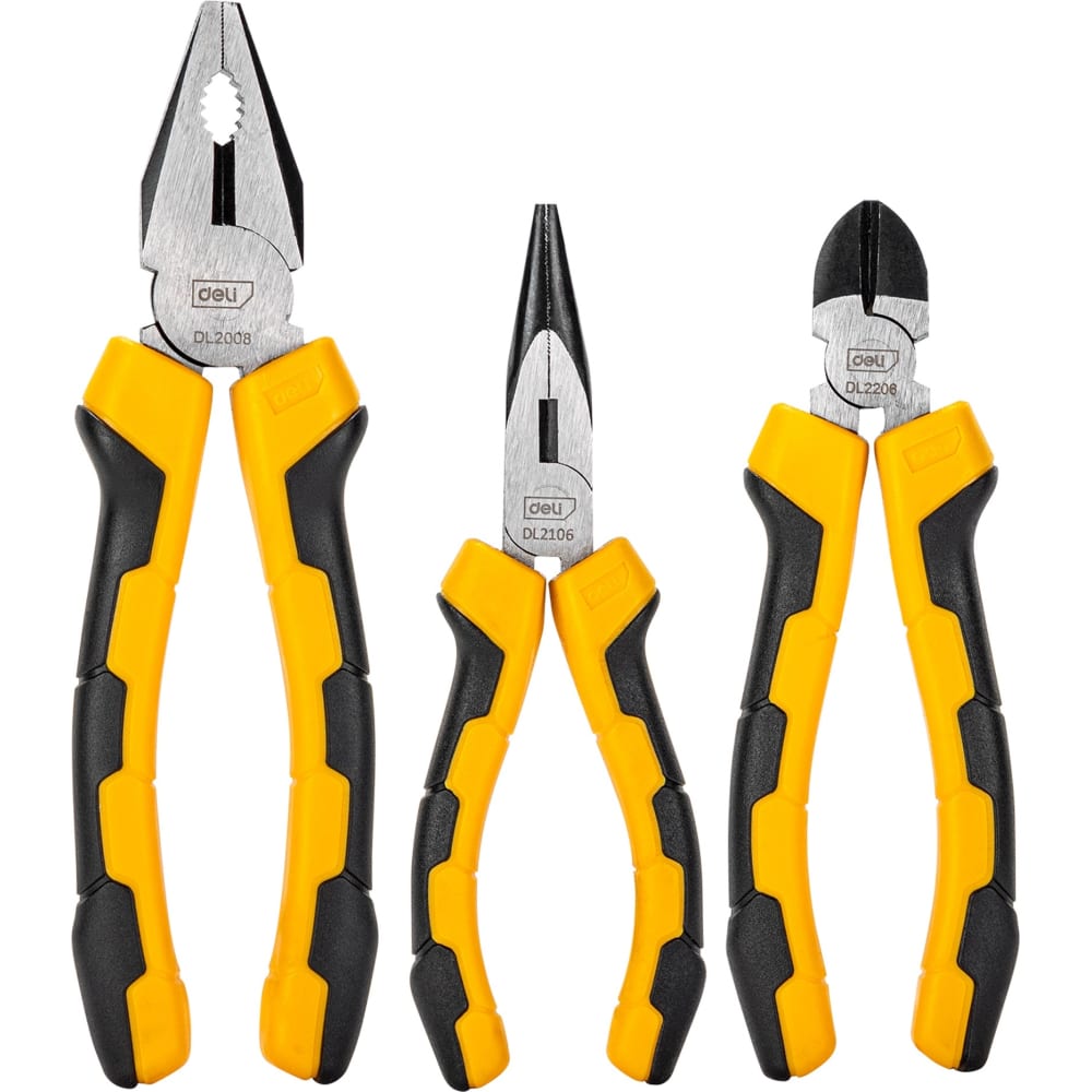 Набор плоскогубцев DELI DL2008-3