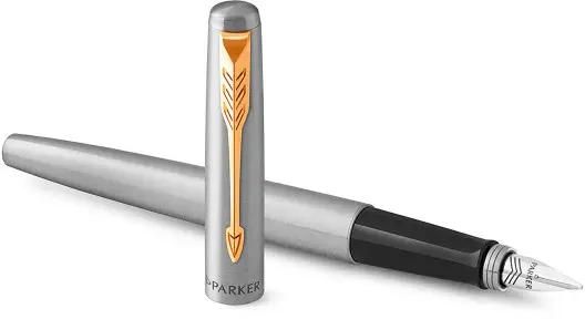 Набор ручек Parker Jotter Core FK691 (CW2093257) Stainless Steel GT руч.пер./руч.шар. ст.нерж. подар