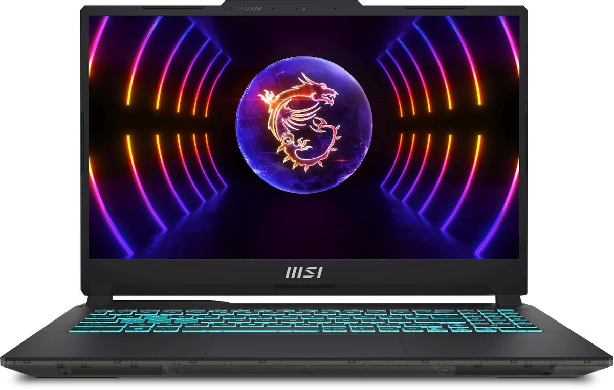 Ноутбук игровой MSI Cyborg 15 A12VF-1215XRU 15.6", IPS, Intel Core i7 12650H 2.3ГГц, 10-ядерный, 16ГБ DDR5, 512ГБ SSD,  NVIDIA GeForce  RTX 4060 для ноутбуков - 8 ГБ, без операционной системы, черный