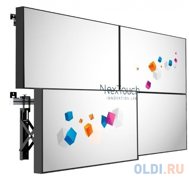 Панель NexTouch 55&quot; NextPanel55W18 черный IPS LED 8ms 16:9 HDMI матовая 1200:1 500cd 178гр/178гр 1920x1080 DP USB 25кг (RUS)