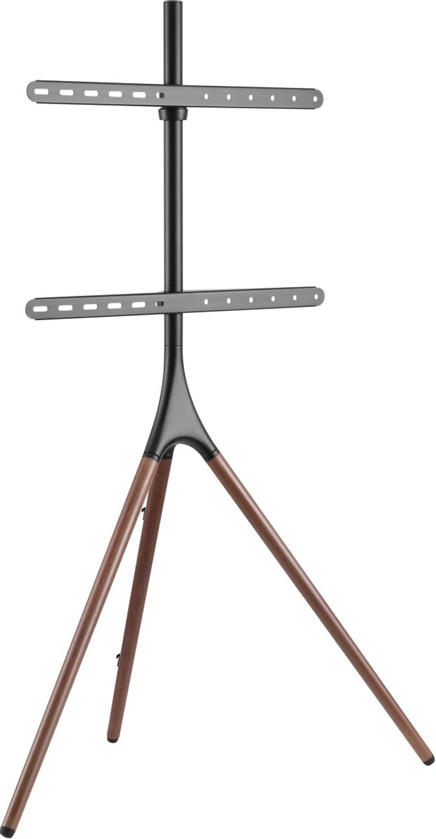 Подставка для телевизора Cactus CS-ST1246BKWN, 45-65", напольный, черный  / орех