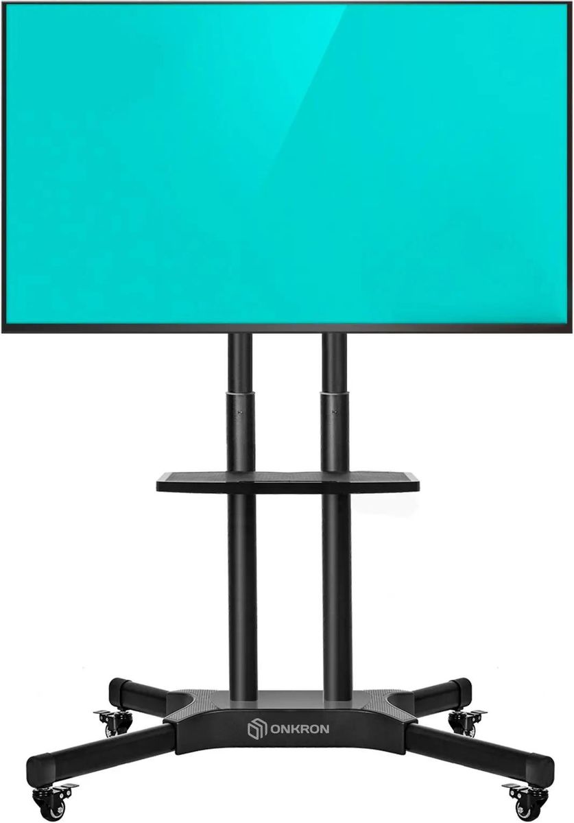 Подставка для телевизора ONKRON TS1351, 32-65", напольный, мобильный,  черный