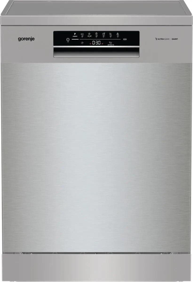 Посудомоечная машина Gorenje GS643D90X ( 3 корзины ),  полноразмерная, напольная, 59.9см, загрузка 16 комплектов, серая