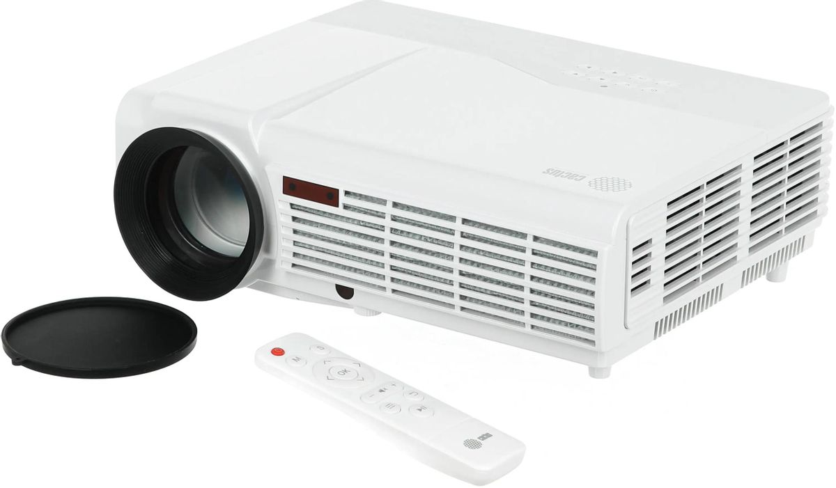 Проектор Cactus CS-PRO.09WT.WXGA-A,  белый,  Wi-Fi