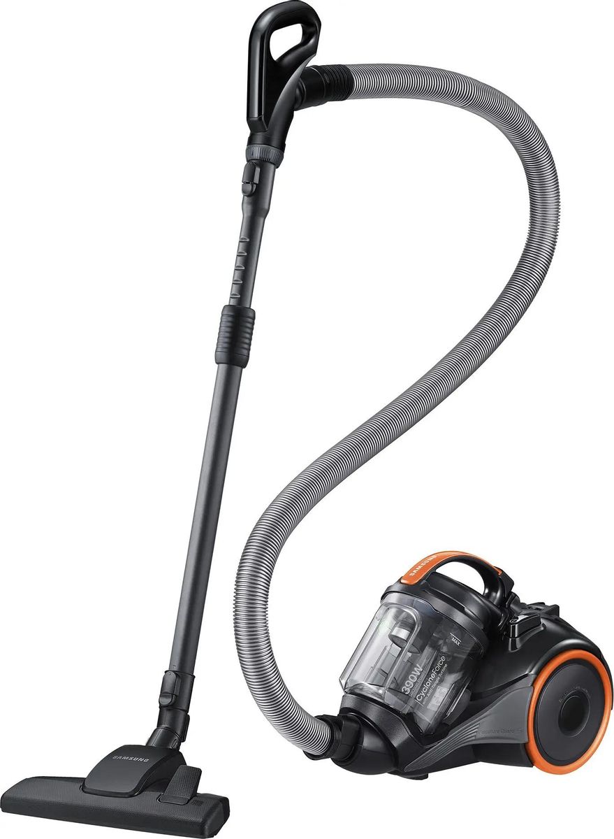Пылесос Samsung VC15K4136VL/EV, 1500Вт, черный/оранжевый