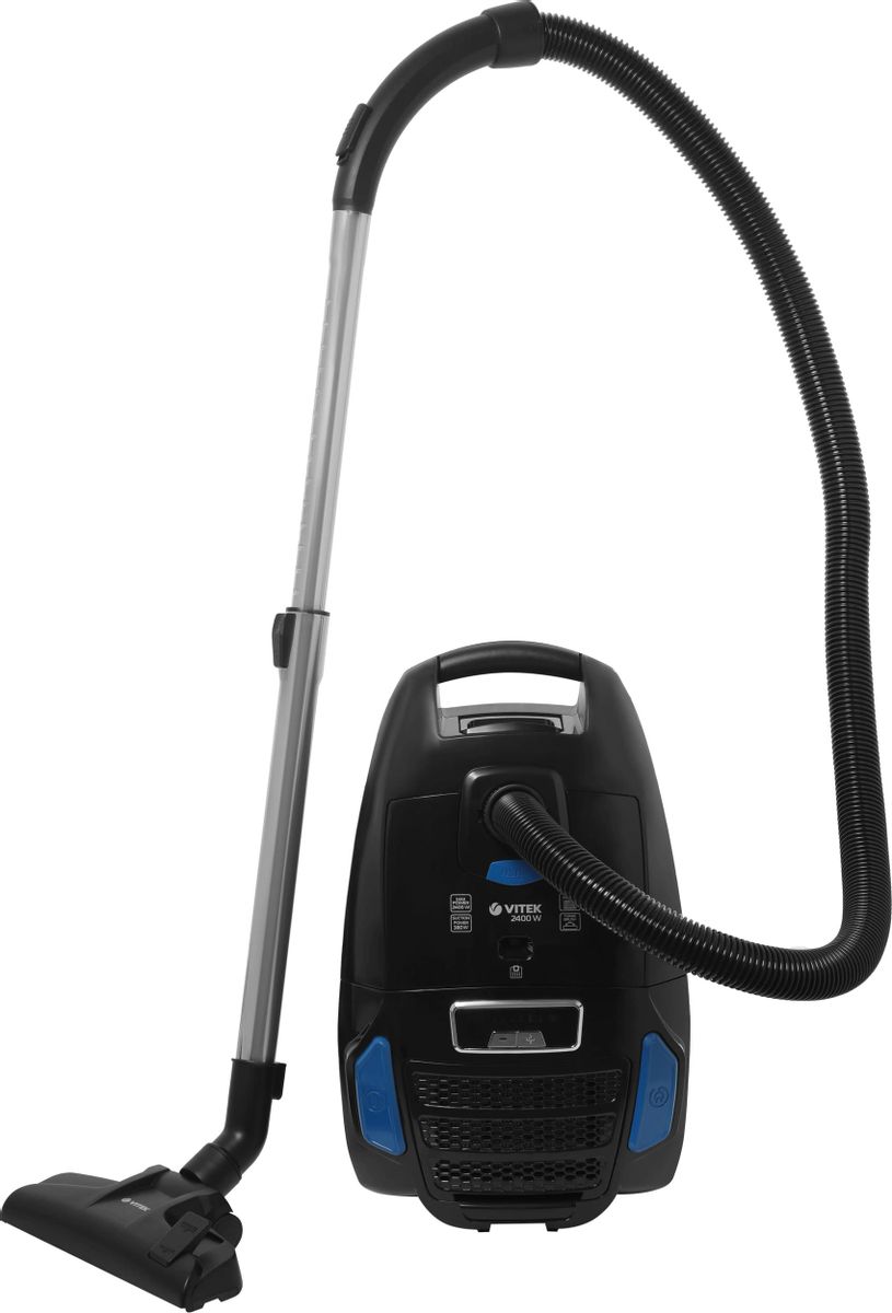Пылесос Vitek VT-1899 GY, 2400Вт, черный