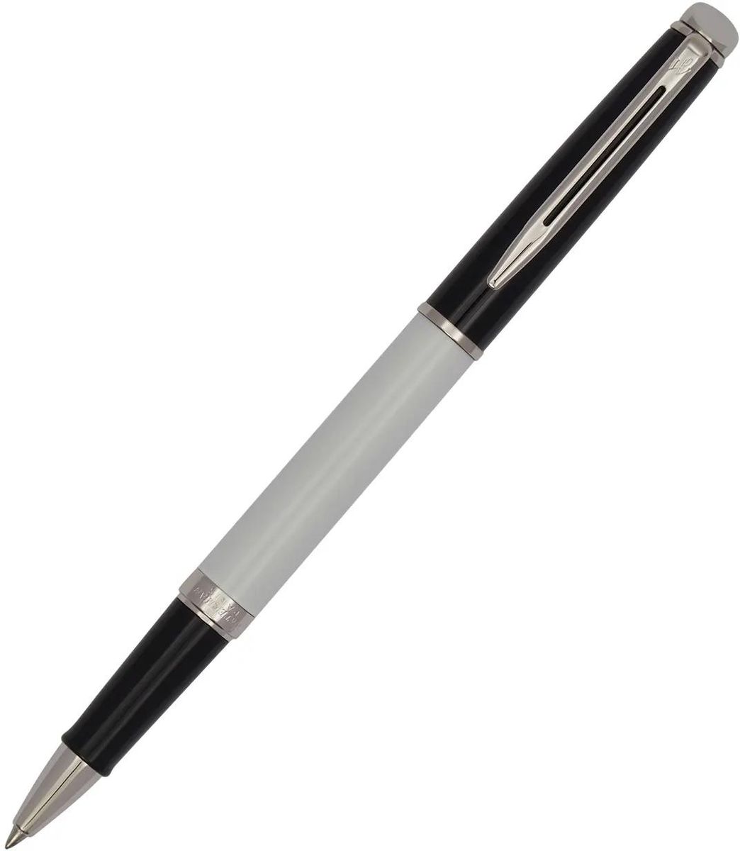 Ручка роллер Waterman Hemisphere Colour Blocking (2202845) корп.черн/белый F чернила черн. подар.кор