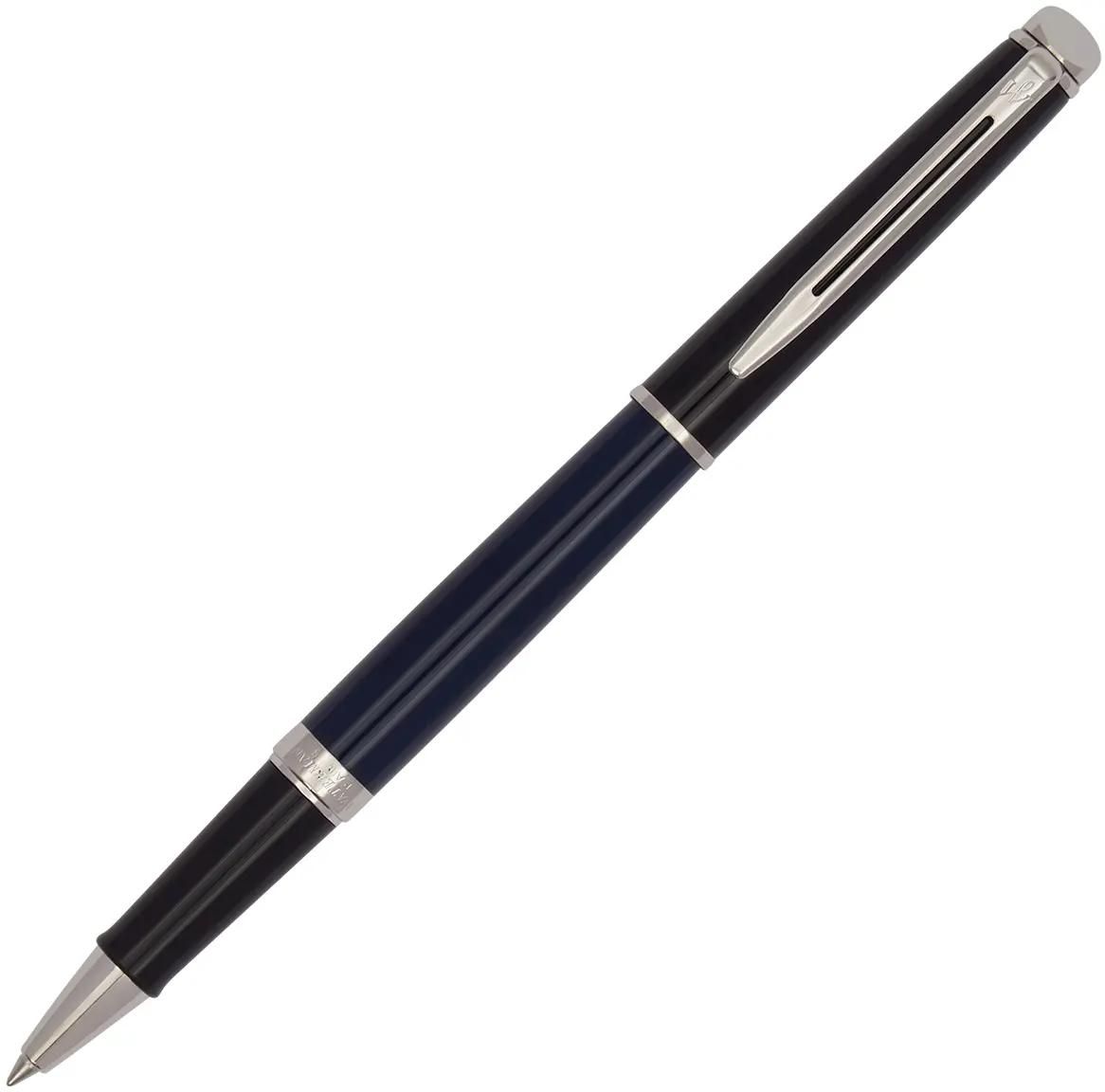 Ручка роллер Waterman Hemisphere Colour Blocking (2202849) корп.черн/синий F чернила черн. подар.кор