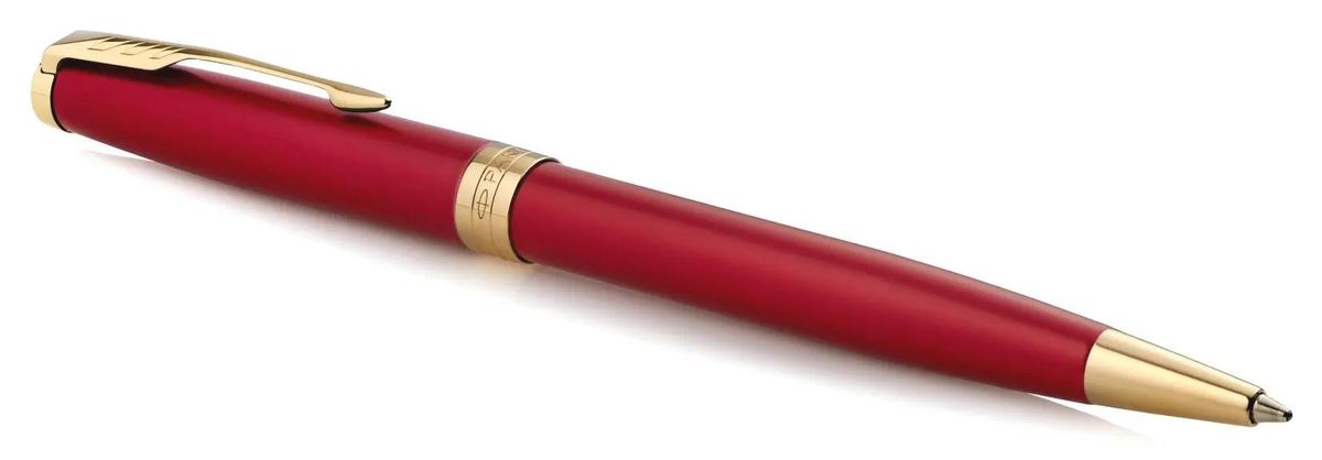 Ручка шариков. Parker Sonnet Core K539 (CW1931476) LaqRed GT M чернила черн. подар.кор.