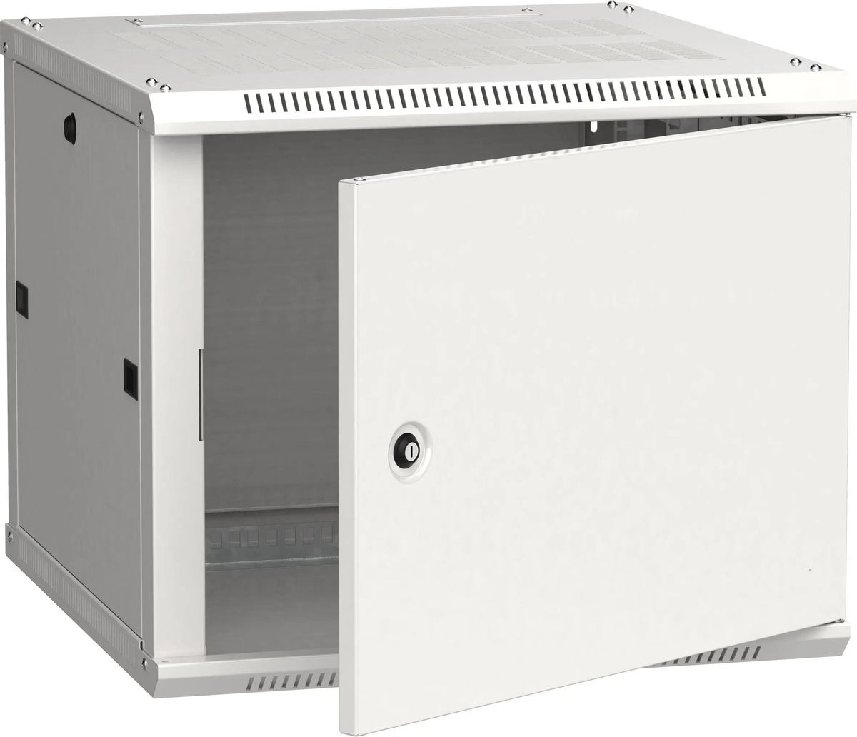 Шкаф коммутационный ITK Linea W LWR3-09U66-MF настенный,  металлическая передняя дверь,  9U,  600x600x600 мм