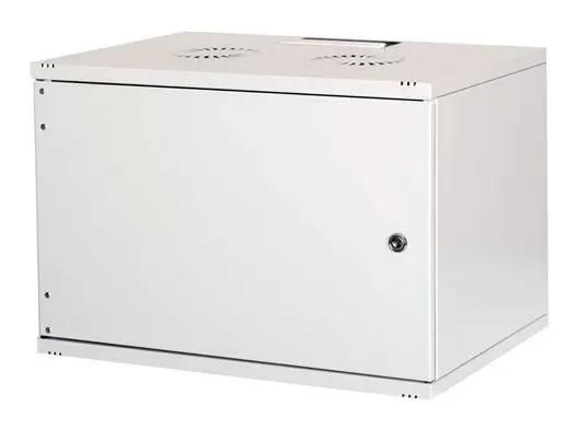 Шкаф коммутационный LANDE NetBox Soho LN-SH09U5450-LG-F0-2 настенный,  металлическая передняя дверь,  9U,  540x460x500 мм