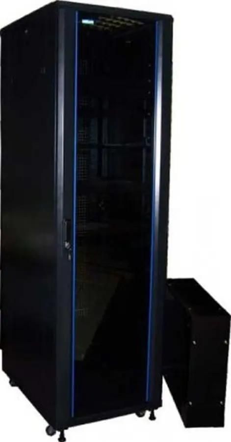 Шкаф коммутационный LanMaster TWT-CBB-27U-6X10-G1 напольный,  стеклянная передняя дверь,  42U,  600x1000 мм