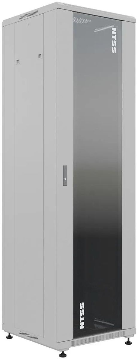 Шкаф коммутационный NTSS Премиум NTSS-R18U6060GS напольный,  стеклянная передняя дверь,  18U,  600x903x600 мм
