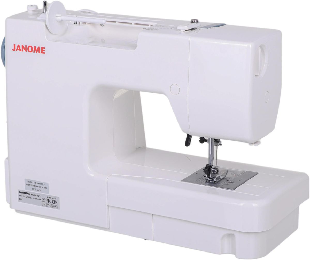 Швейная машина JANOME 521 белый