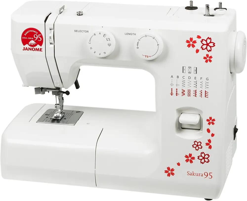 Швейная машина JANOME Sakura 95 белый