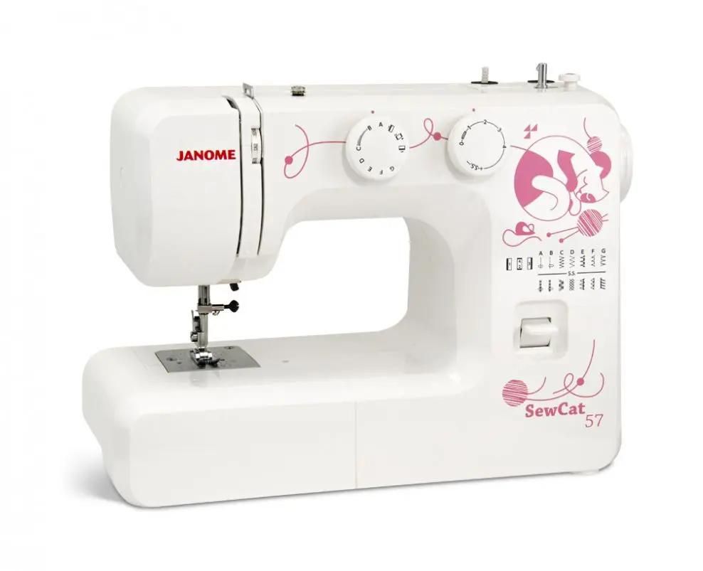 Швейная машина Janome Sew Cat 57, белый