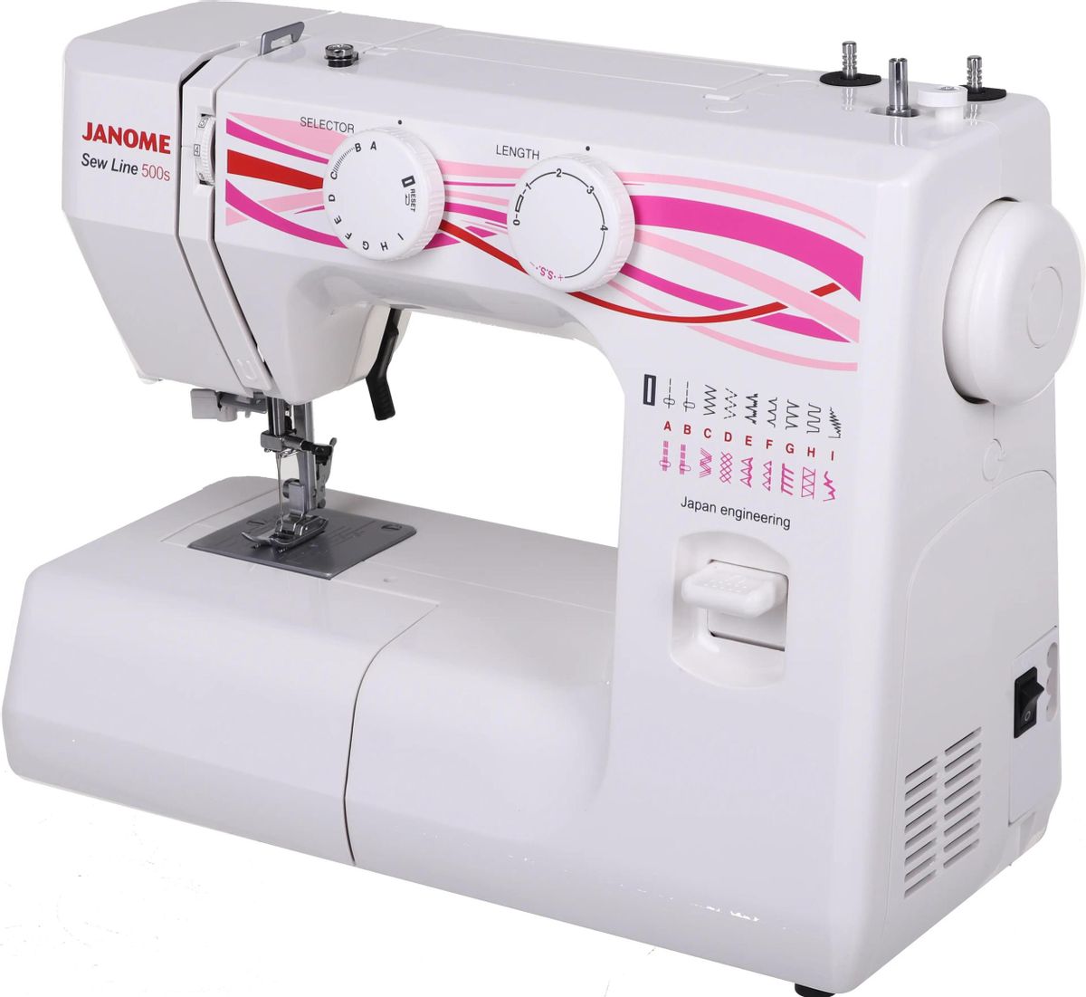 Швейная машина Janome Sew Line 500s, белый