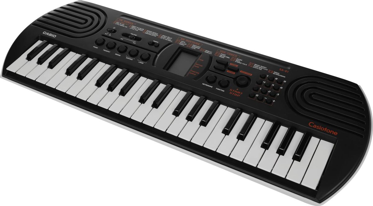 Синтезатор Casio SA-81, черный
