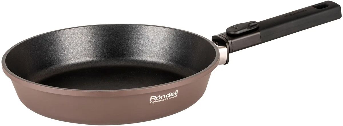 Сковорода Rondell Praline RDA-1564, 24см, съемная ручка,  антипригарное покрытие, алюминиевая