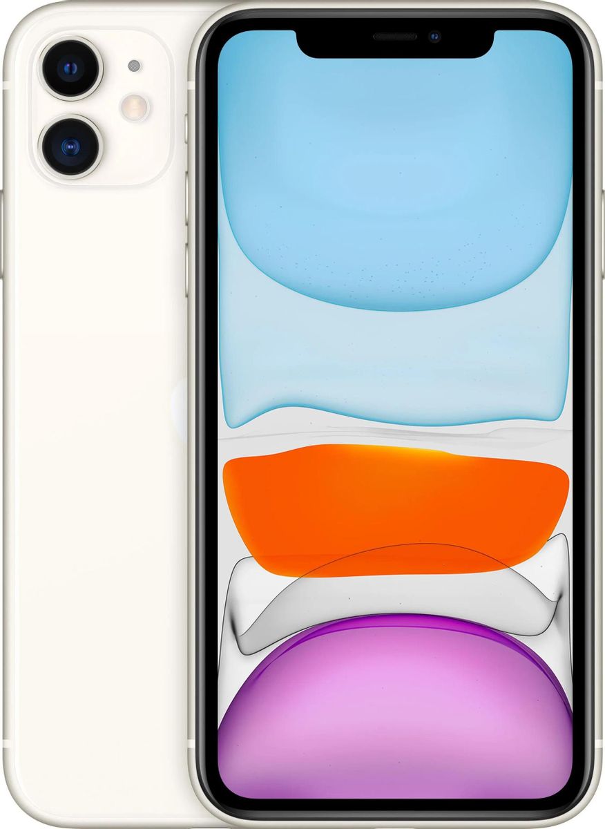 Смартфон Apple iPhone 11 128Gb,  A2221,  белый