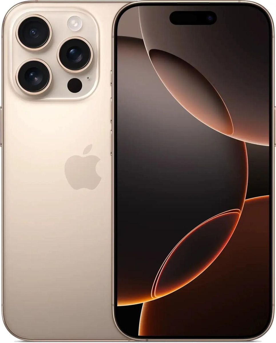 Смартфон Apple iPhone 16 Pro 512Gb,  A3294,  бежевый титан