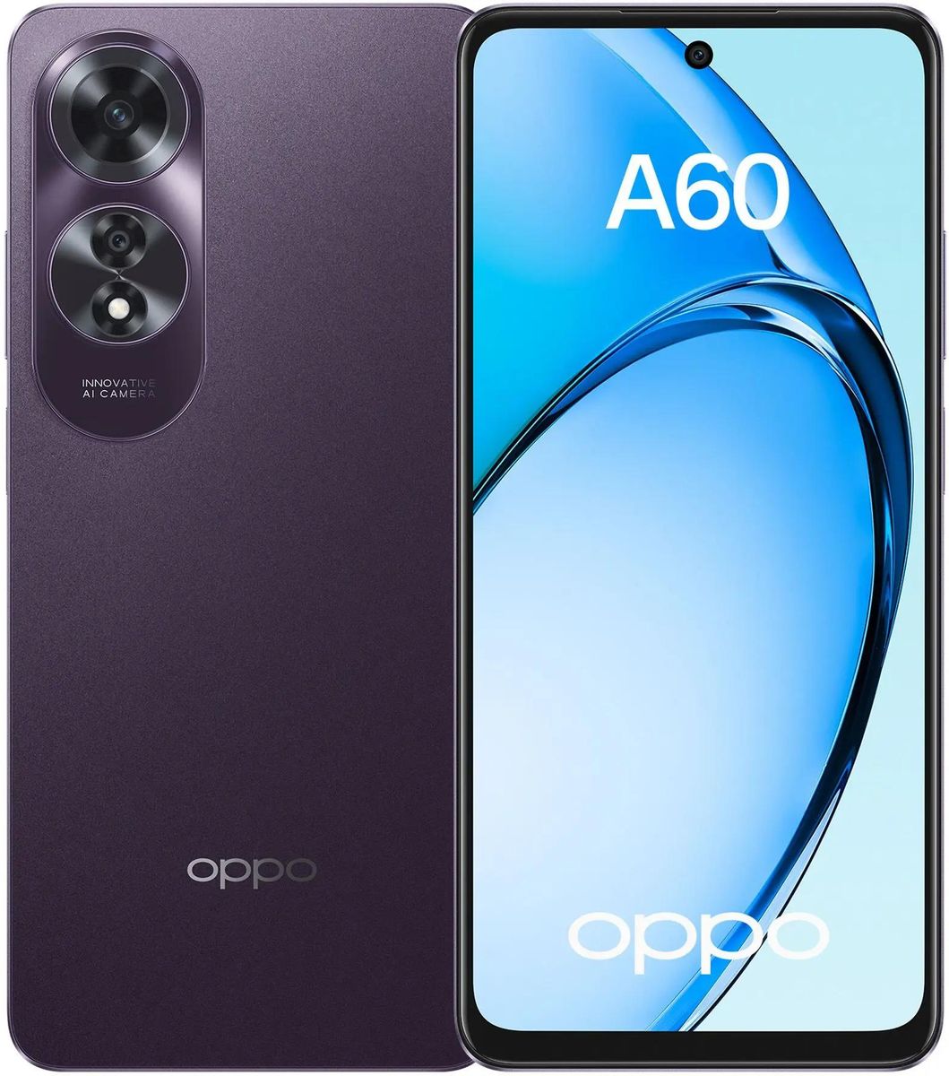 Смартфон OPPO A60 8/256Gb,  CPH2631,  фиолетовый
