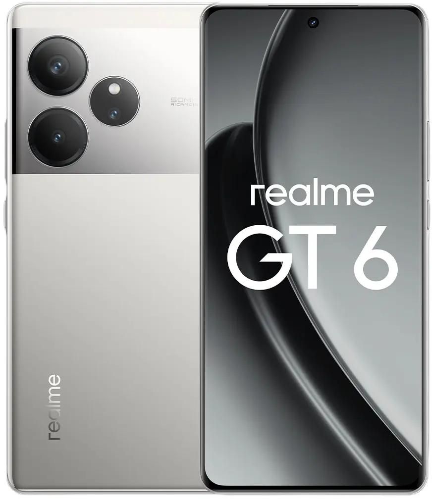 Смартфон REALME GT 6 16/512Gb,  RMX3851,  серебристый