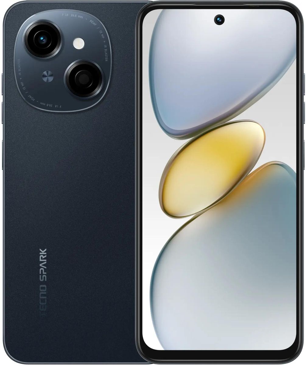 Смартфон TECNO Spark Go 1 3/64Gb,  черный