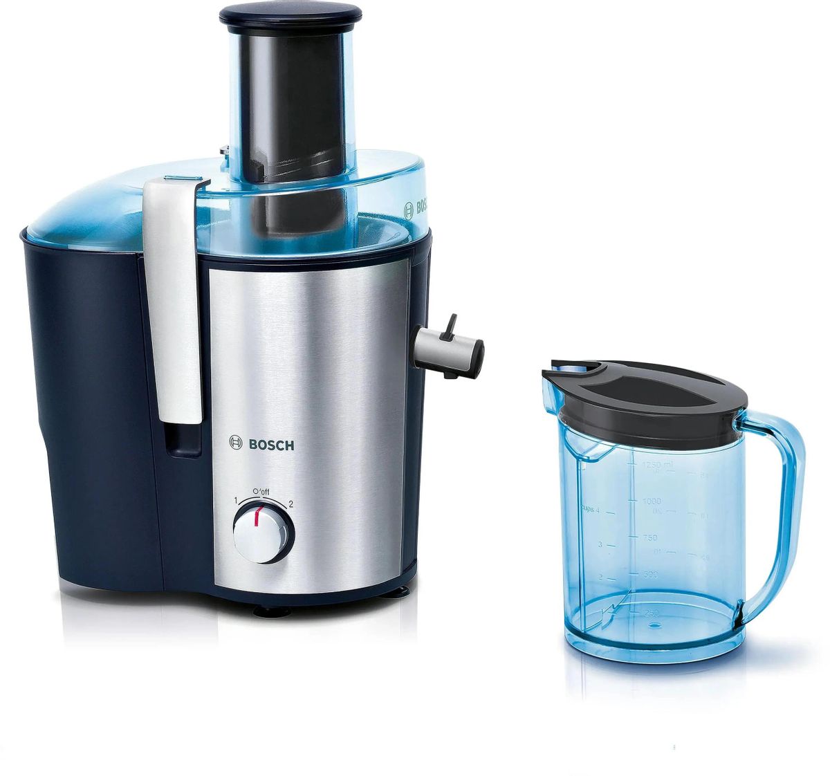 Соковыжималка Bosch MES3500,  центробежная,  серебристый и синий