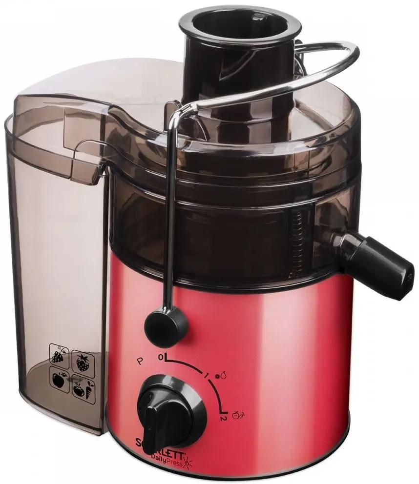 Соковыжималка SCARLETT SC-JE50S19,  центробежная,  красный