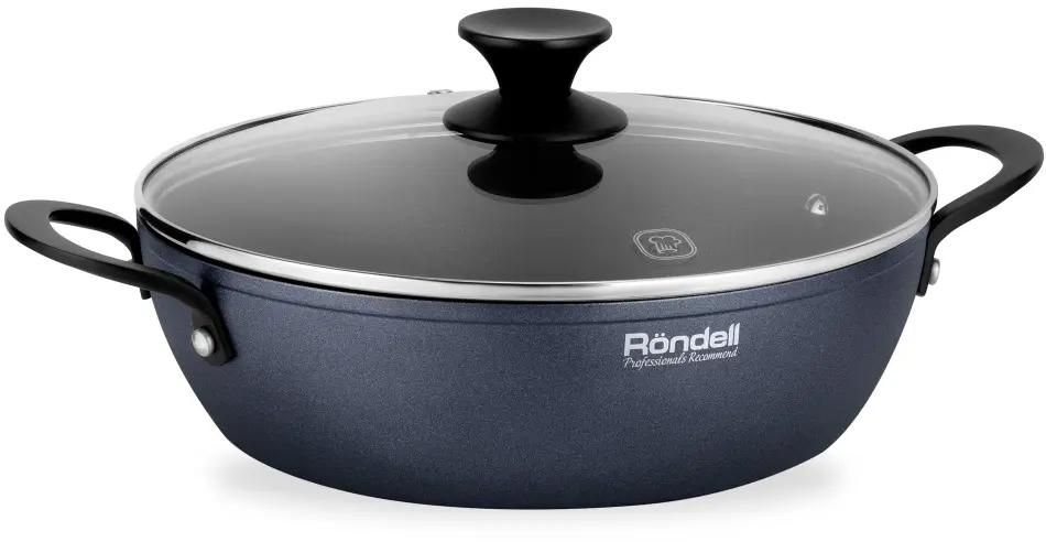 Сотейник Rondell Evolution-R RDA-799, с крышкой, графитовый