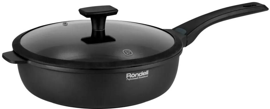Сотейник Rondell Weiser RDA-1553, 4.1л, с крышкой, черный