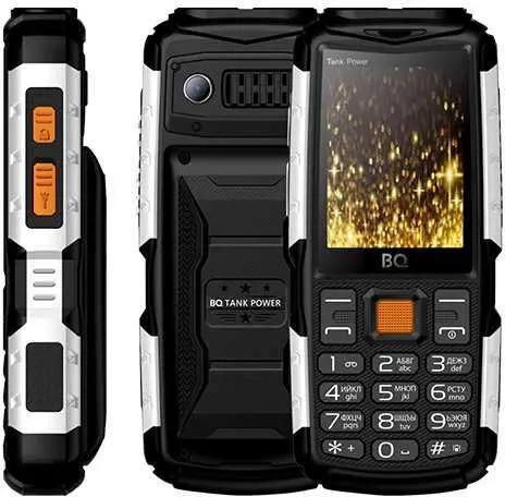Сотовый телефон BQ Tank Power 2430,  черный/серебристый
