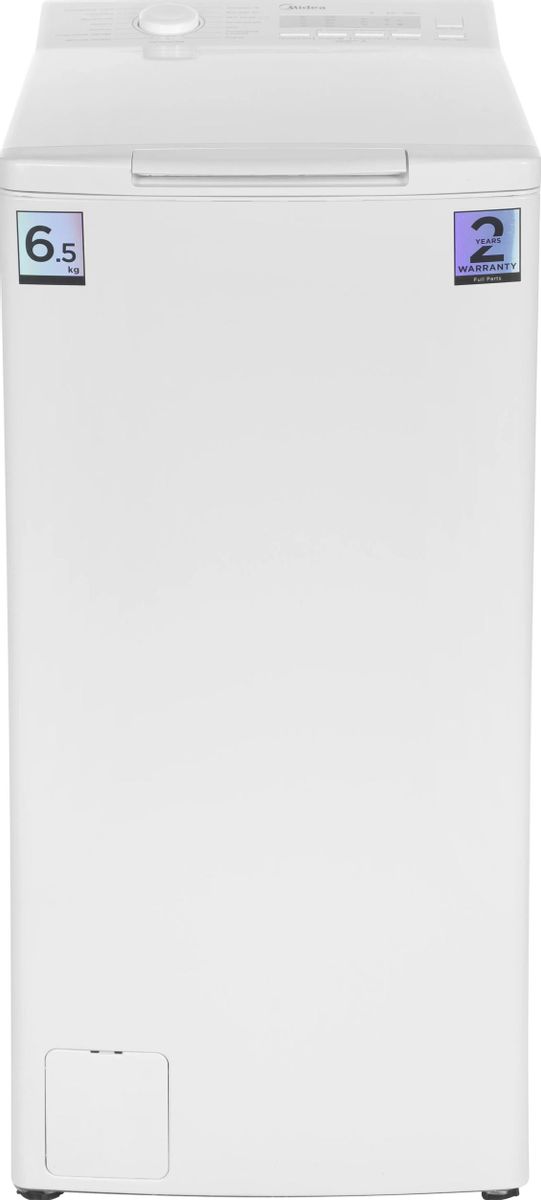 Стиральная машина Midea MFE11W65/W-C, с вертикальной загрузкой, 6.5кг, 1200об/мин