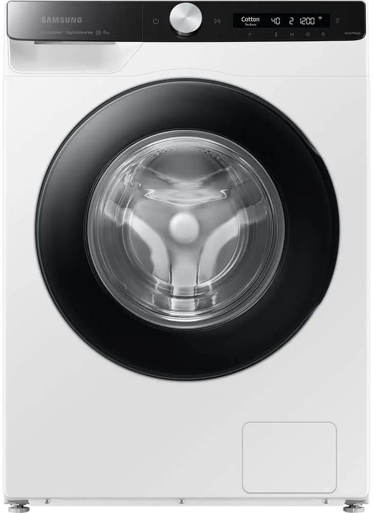 Стиральная машина Samsung WW80AG6S28AELP, с фронтальной загрузкой, с паром, 8кг, 1200об/мин, инверторная