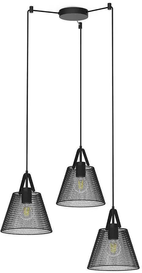 Светильник HIPER Grid H155-2, 3 х 60 Вт, черный