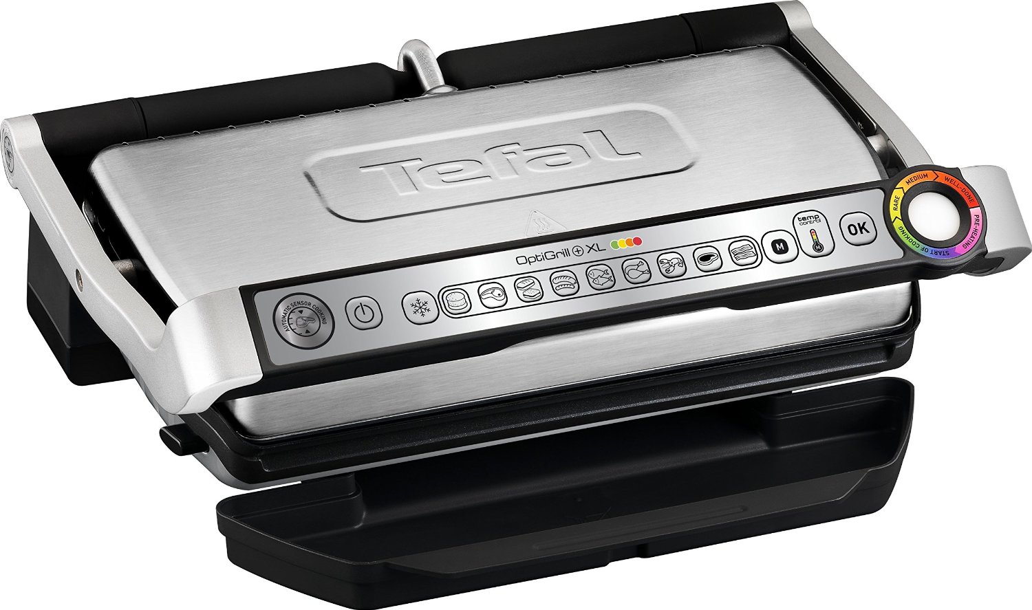 Tefal Optigrill+ XL GC 722D нержавейка