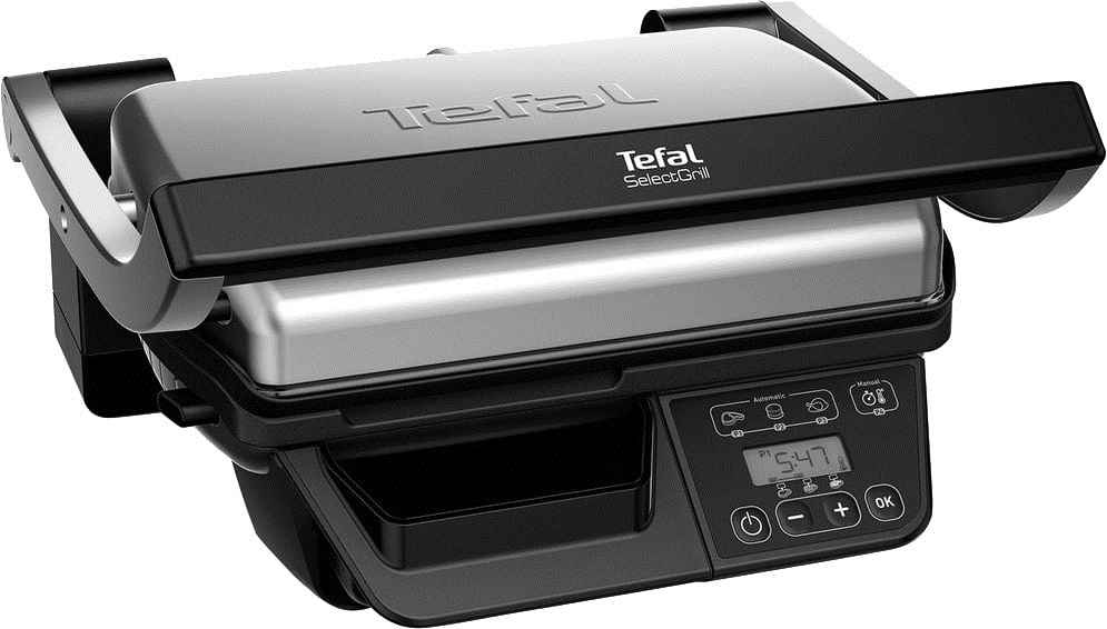 Tefal SelectGrill GC 740B нержавейка