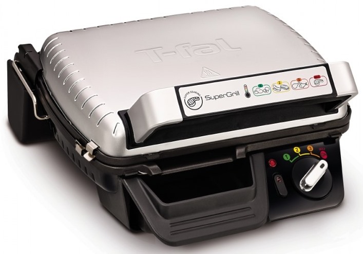 Tefal SuperGrill Standard GC 450B нержавейка